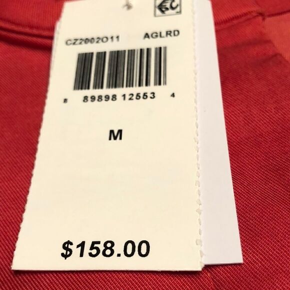 Comune burnt orange jacket. Cotton tencel spandex Size M drawstring … - Picture 9 of 16